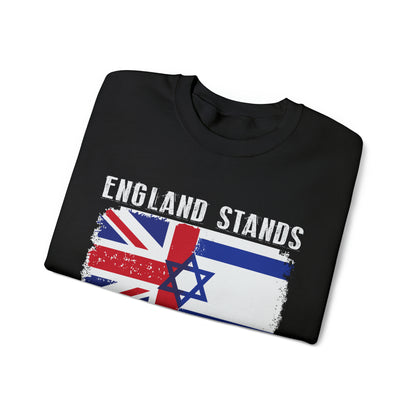 England Stands With Israel Crewneck Sweatshirt