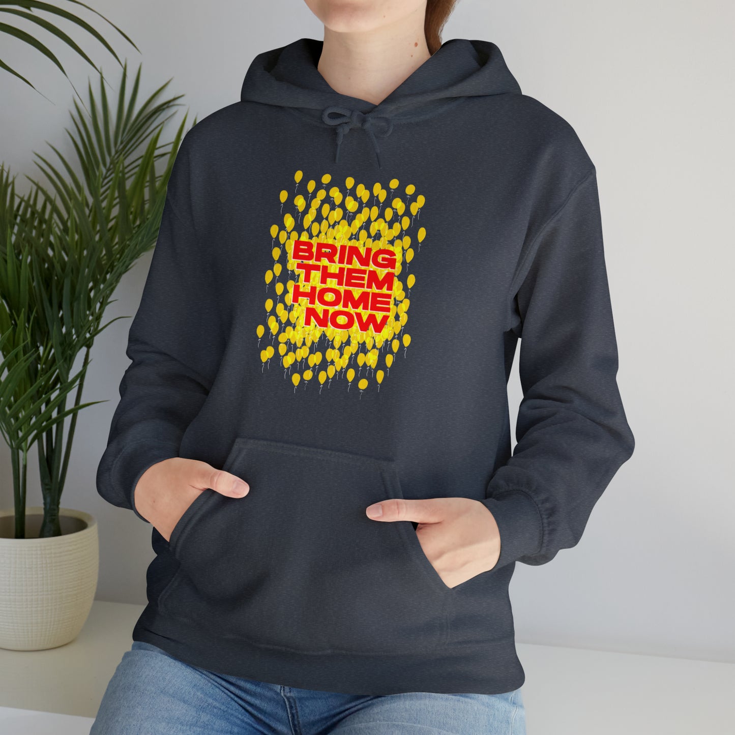 "Yellow Ribbon of Hope"Hooded Sweatshirt - Unite for Their Safe Return