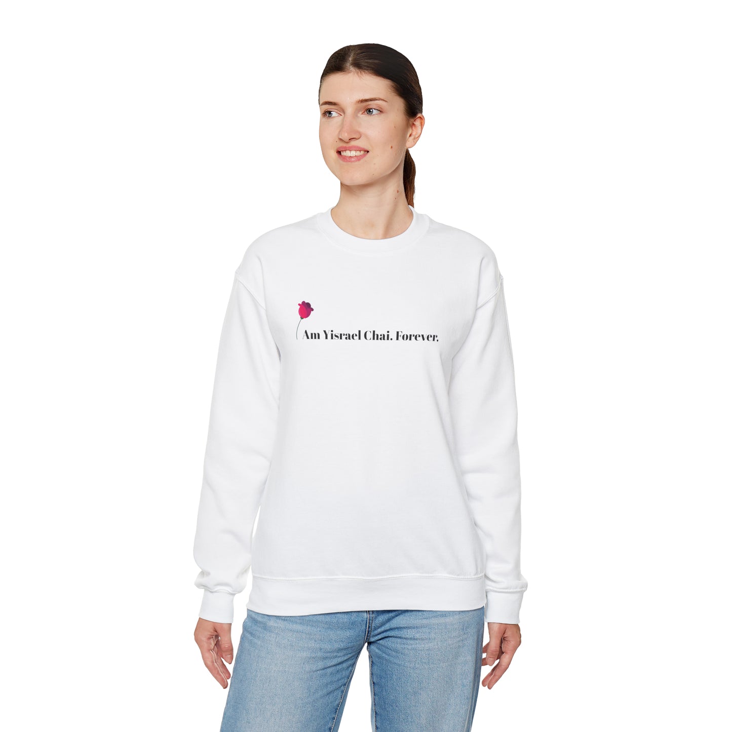 Am Yisrael Chai. Forever. Crewneck Sweatshirt