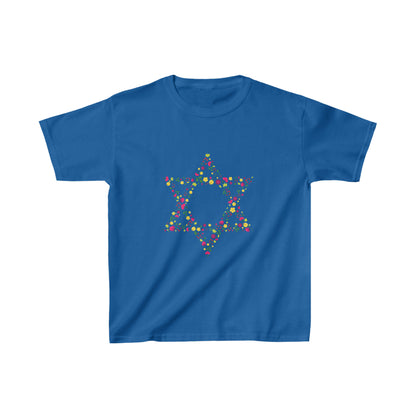 Star of David Flowers Kids T-Shirt