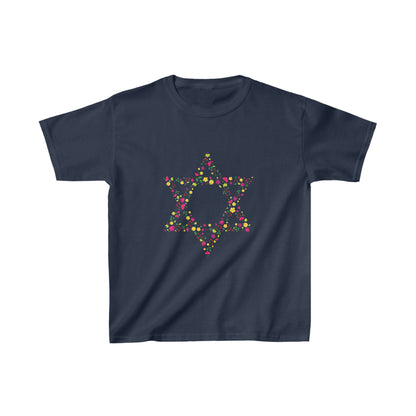 Star of David Flowers Kids T-Shirt