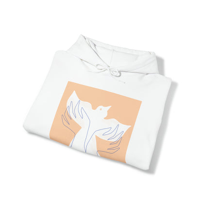 Wings of Harmony Hoodie Sweatshirt - A Symbol of Peace and Hope