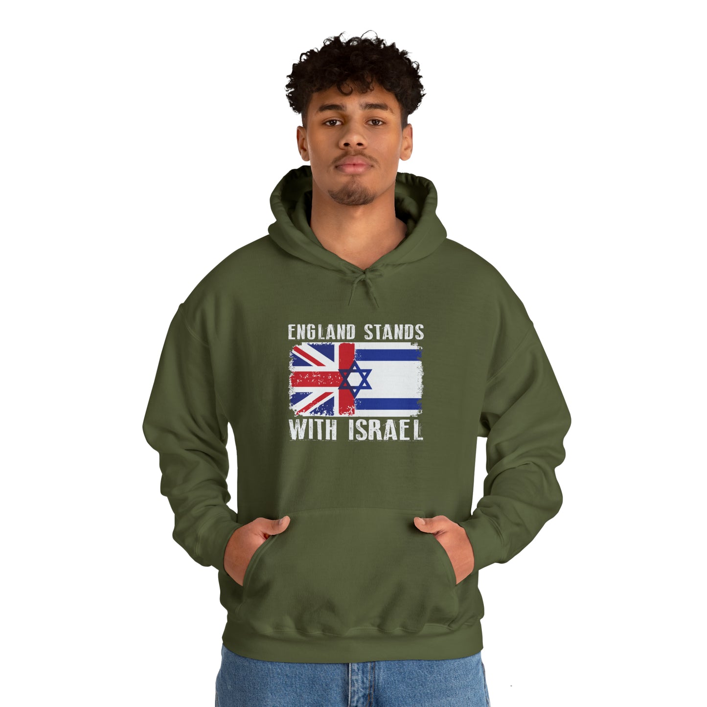 England Stands With Israel Hoodie Sweatshirt