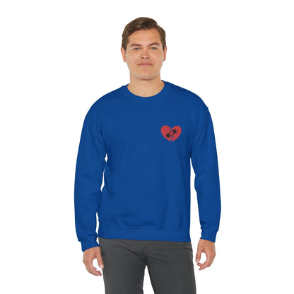 Broken Heart Band-Aid Sweatshirt