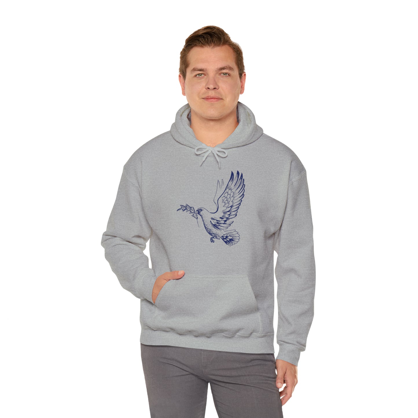 Dove With Olive Branch Hoodie sweatshirt