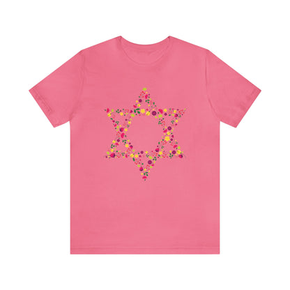 Star of David Flowers T-Shirt