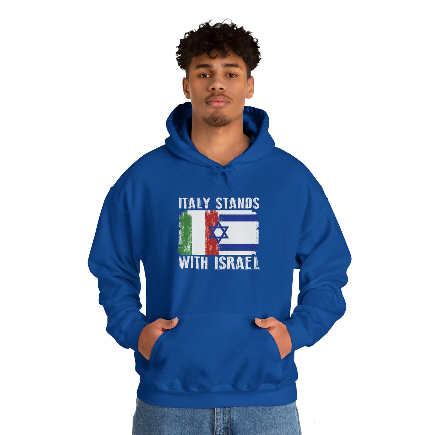 Italy Stands With Israel Hoodie Sweatshirt