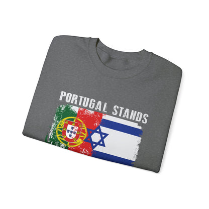 Portugal Stands With Israel Crewneck Sweatshirt