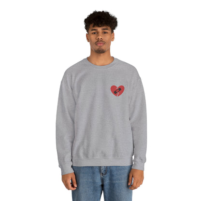 Broken Heart Band-Aid Sweatshirt