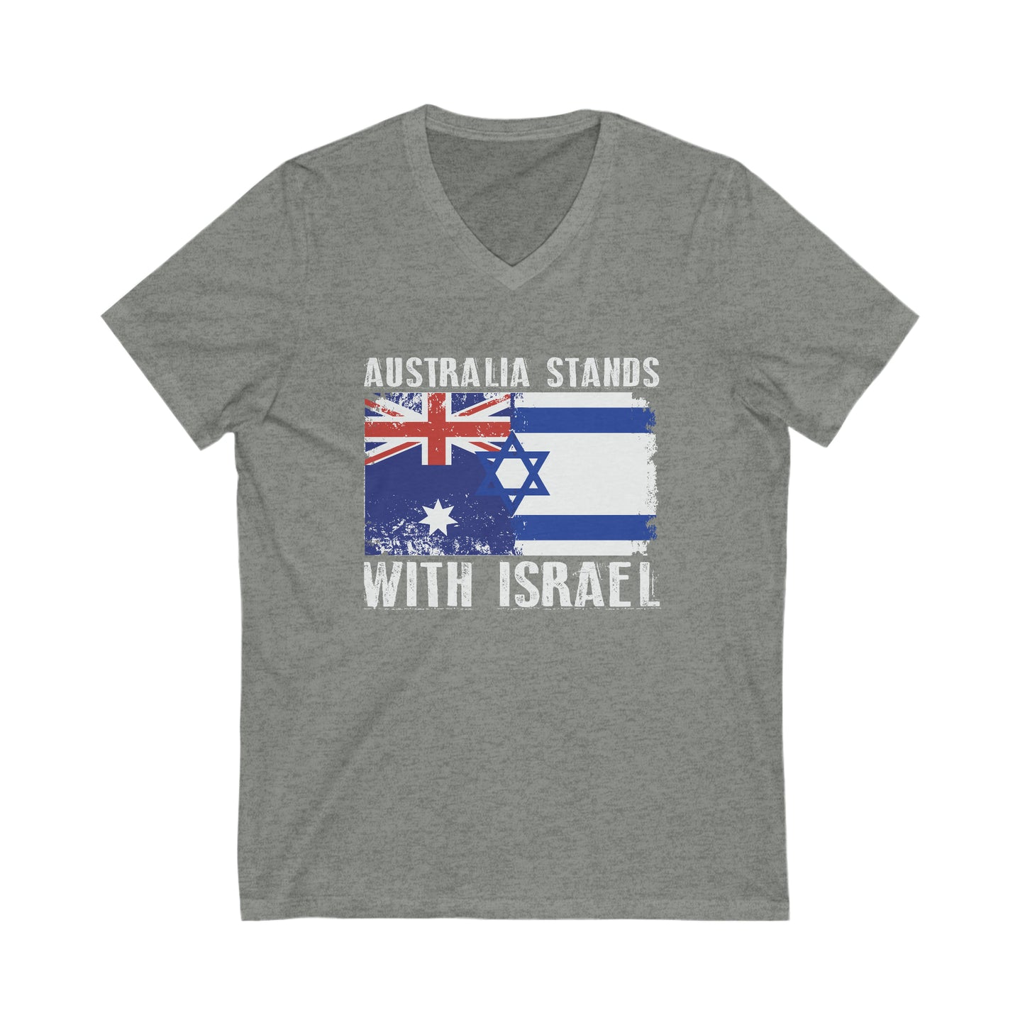 Australia Stands With Israel V-Neck Tee