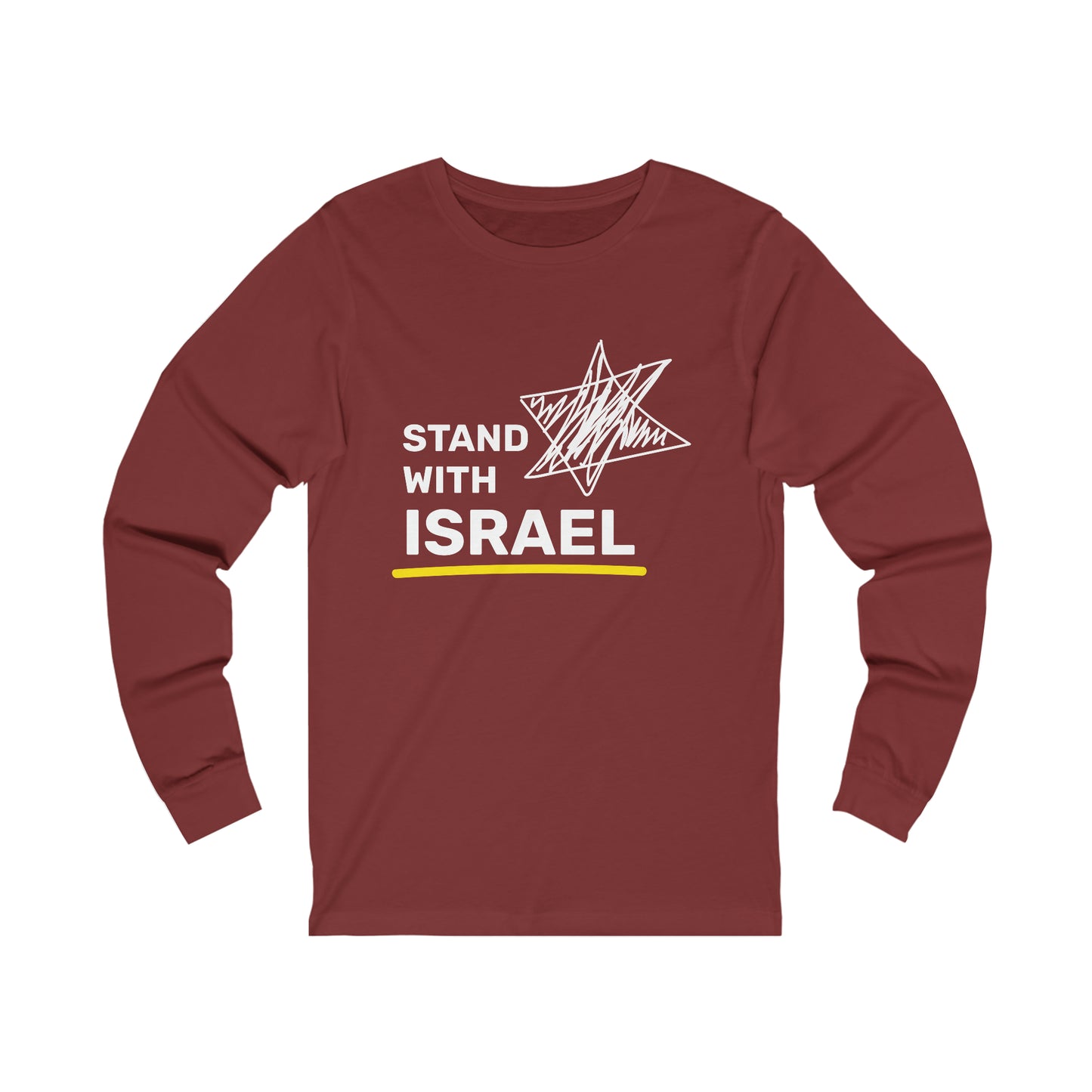 Stand With Israel Long Sleeve Tee