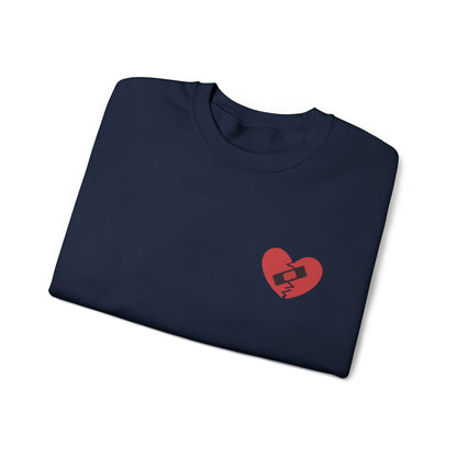 Broken Heart Band-Aid Sweatshirt