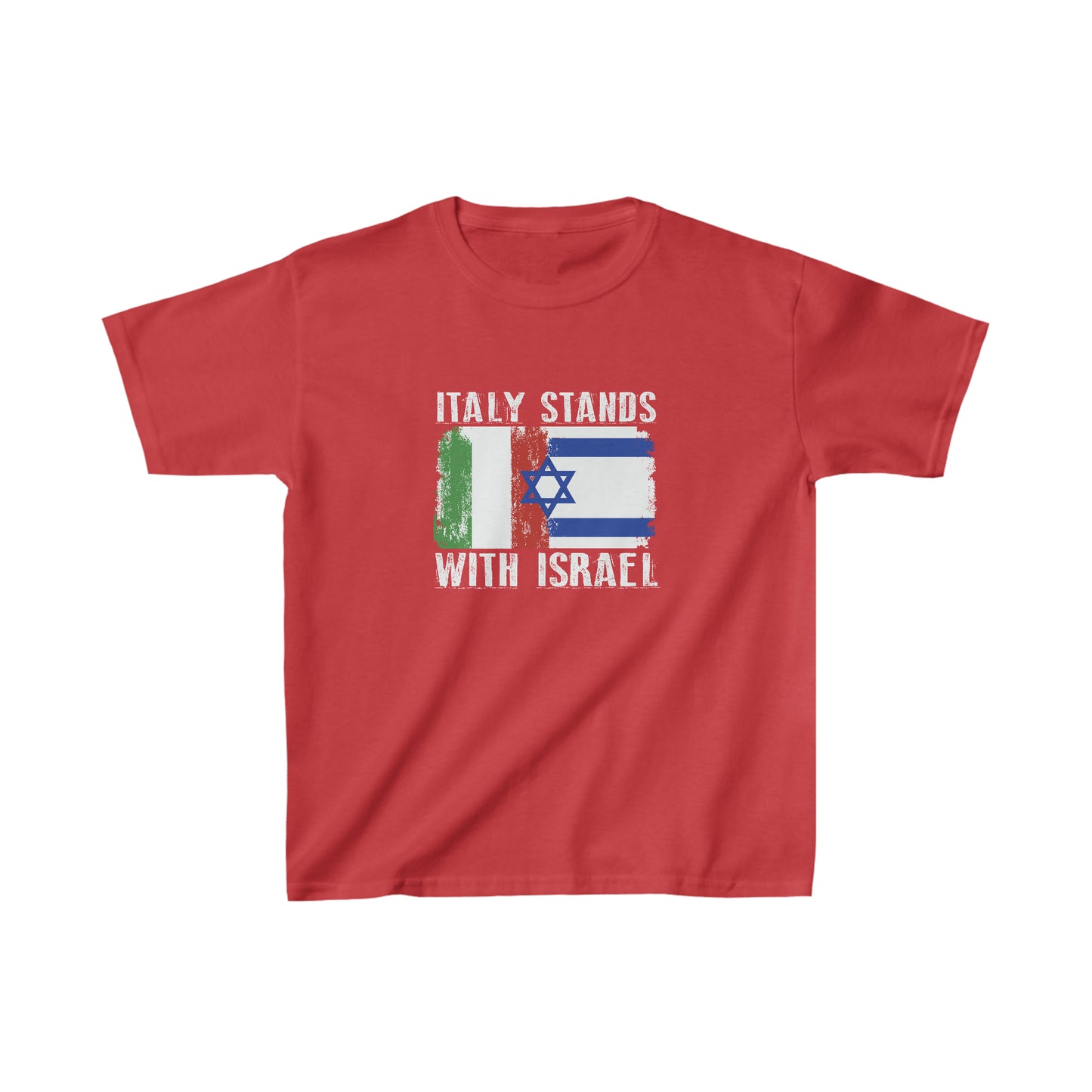 Italy Stands With Israel Kids T-Shirt