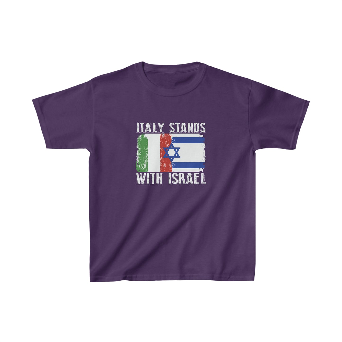 Italy Stands With Israel Kids T-Shirt