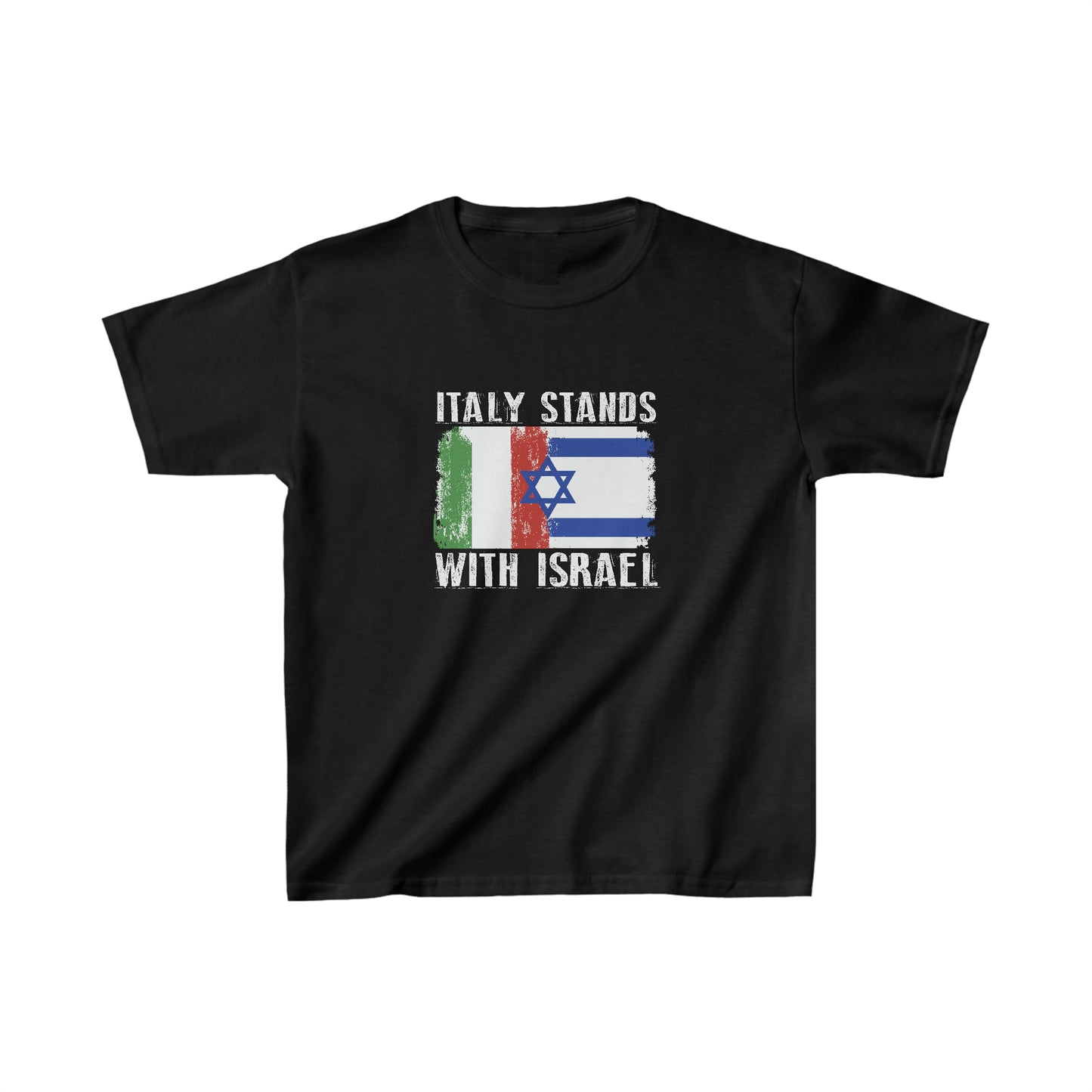 Italy Stands With Israel Kids T-Shirt