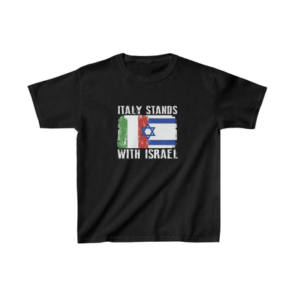 Italy Stands With Israel Kids T-Shirt