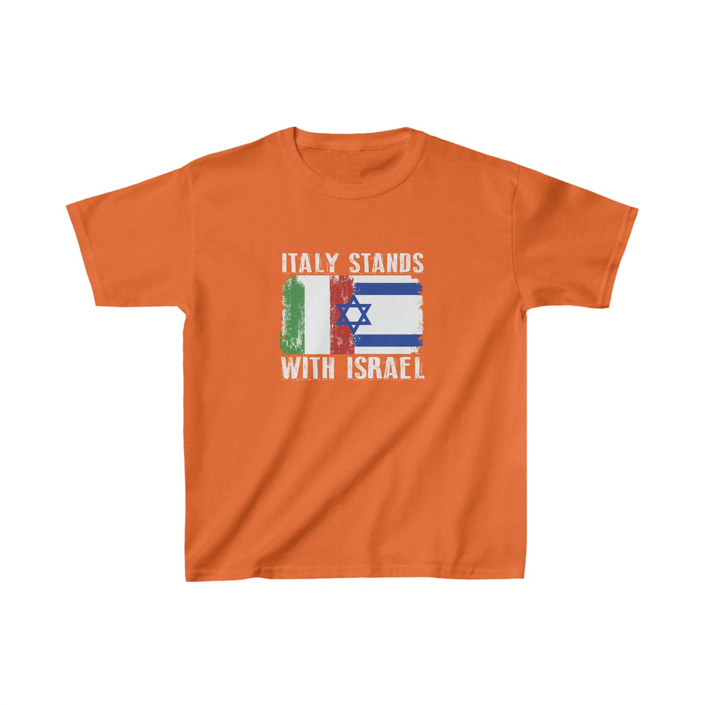 Italy Stands With Israel Kids T-Shirt