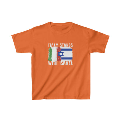 Italy Stands With Israel Kids T-Shirt