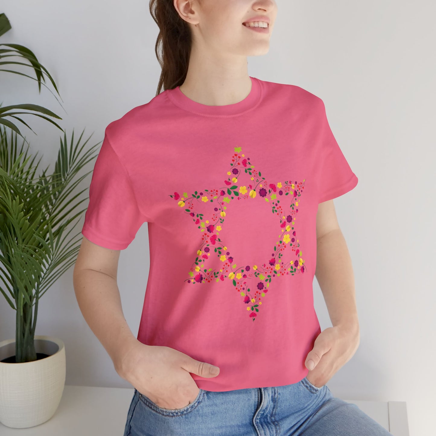 Star of David Flowers T-Shirt