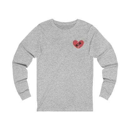 Broken Heart Band-Aid Long Sleeve Tee