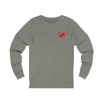 Broken Heart Band-Aid Long Sleeve Tee