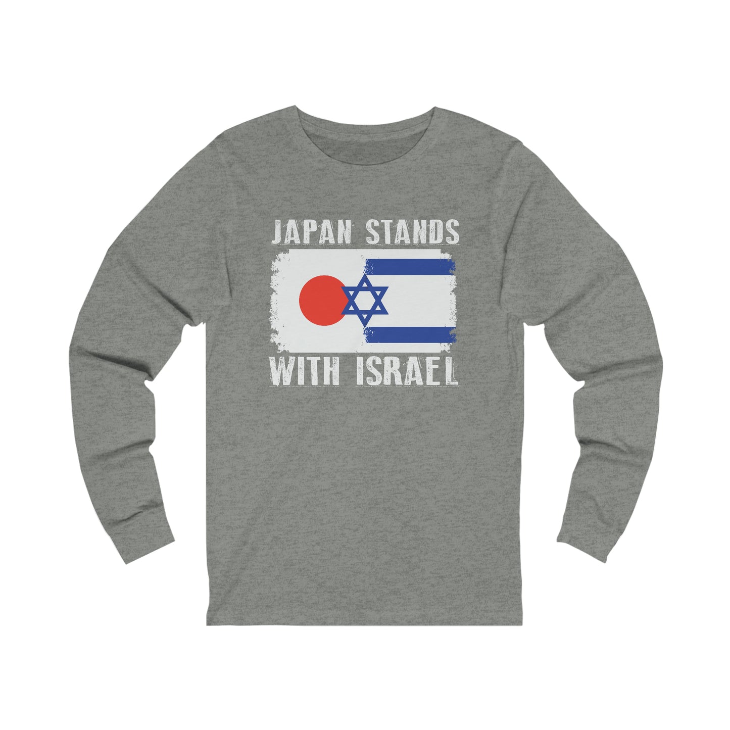 Japan Stands With Israel Long Sleeve Tee