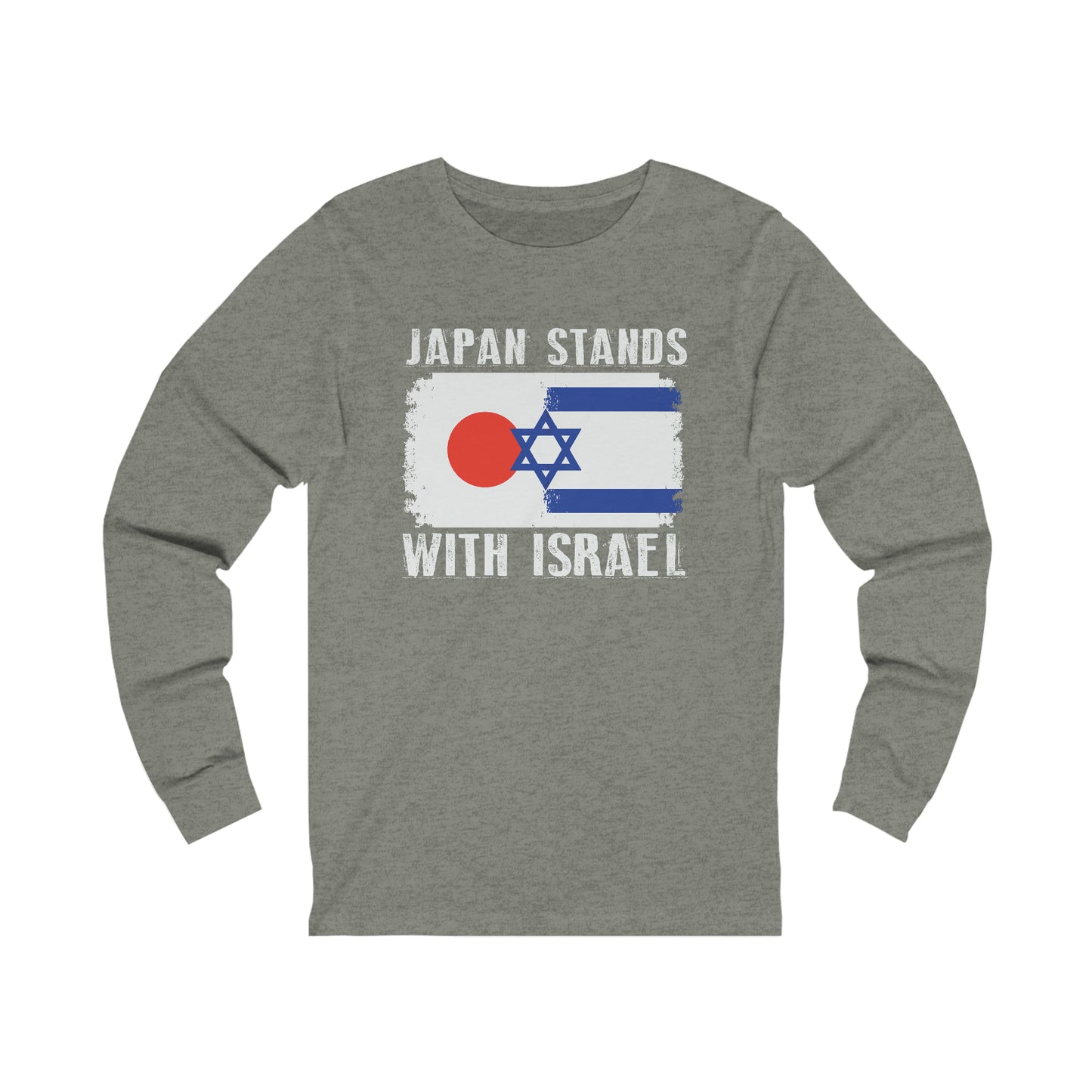 Japan Stands With Israel Long Sleeve Tee