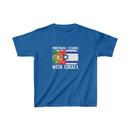 Portugal Stands With Israel Kids T-Shirt