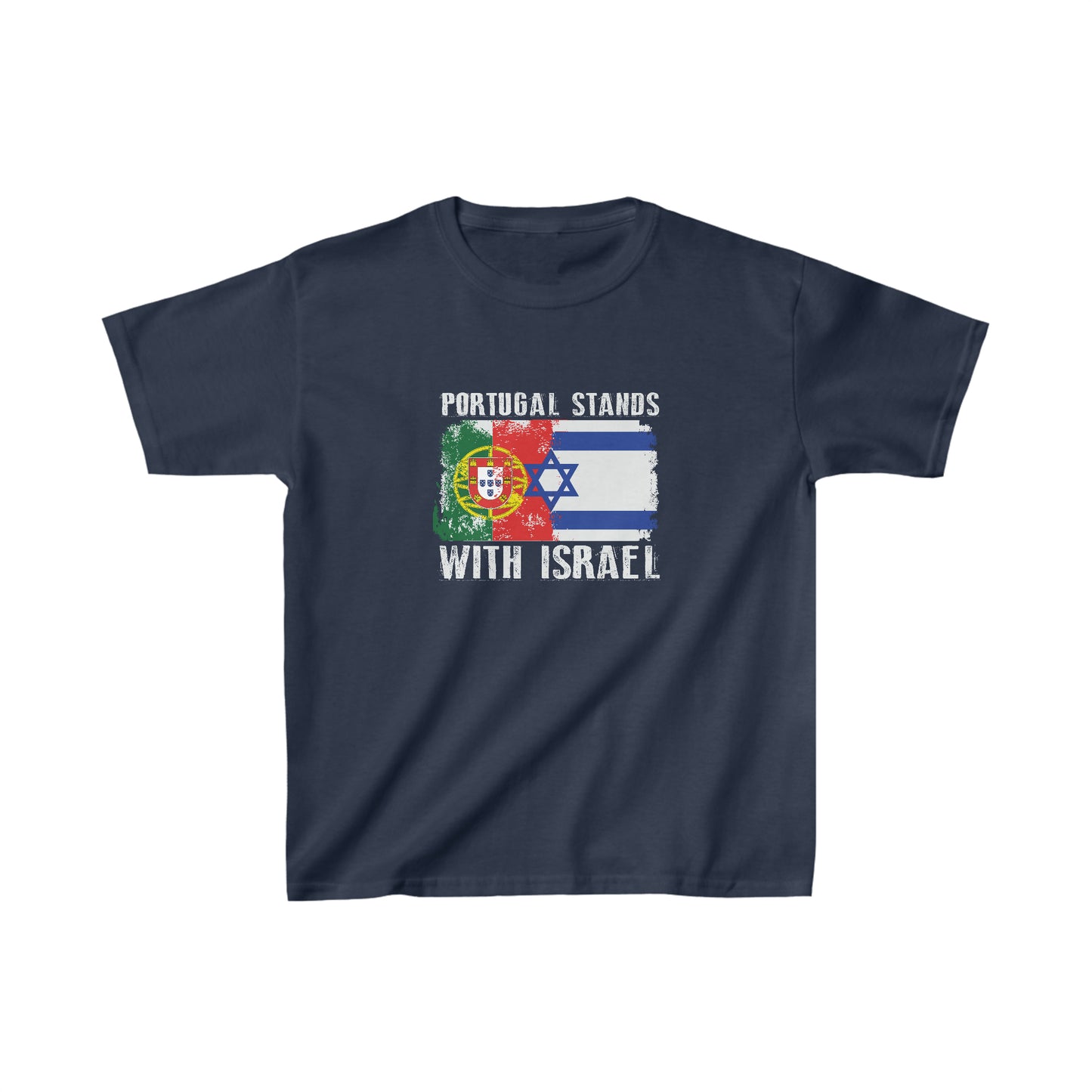 Portugal Stands With Israel Kids T-Shirt