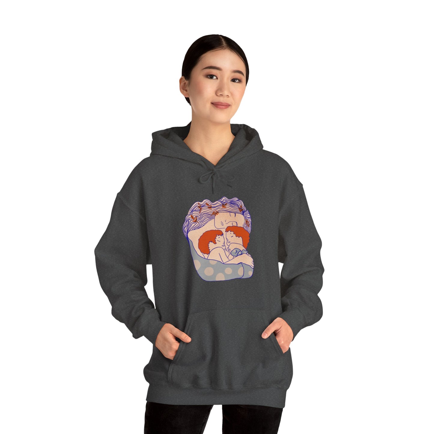 Red-Haired Love: A Tribute to the Bibas Family Hoodie Sweatshirt