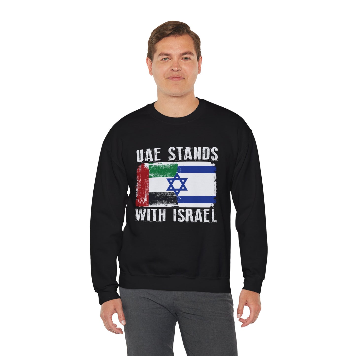 UAE Stands With Israel Crewneck Sweatshirt