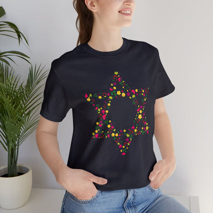 Star of David Flowers T-Shirt