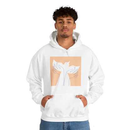 Wings of Harmony Hoodie Sweatshirt - A Symbol of Peace and Hope