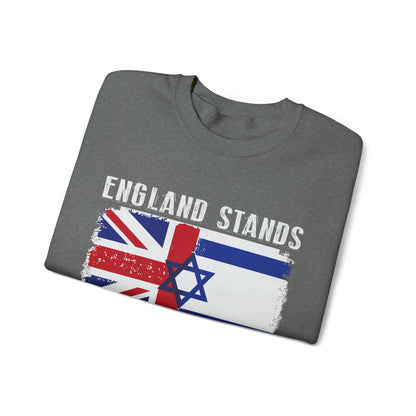 England Stands With Israel Crewneck Sweatshirt