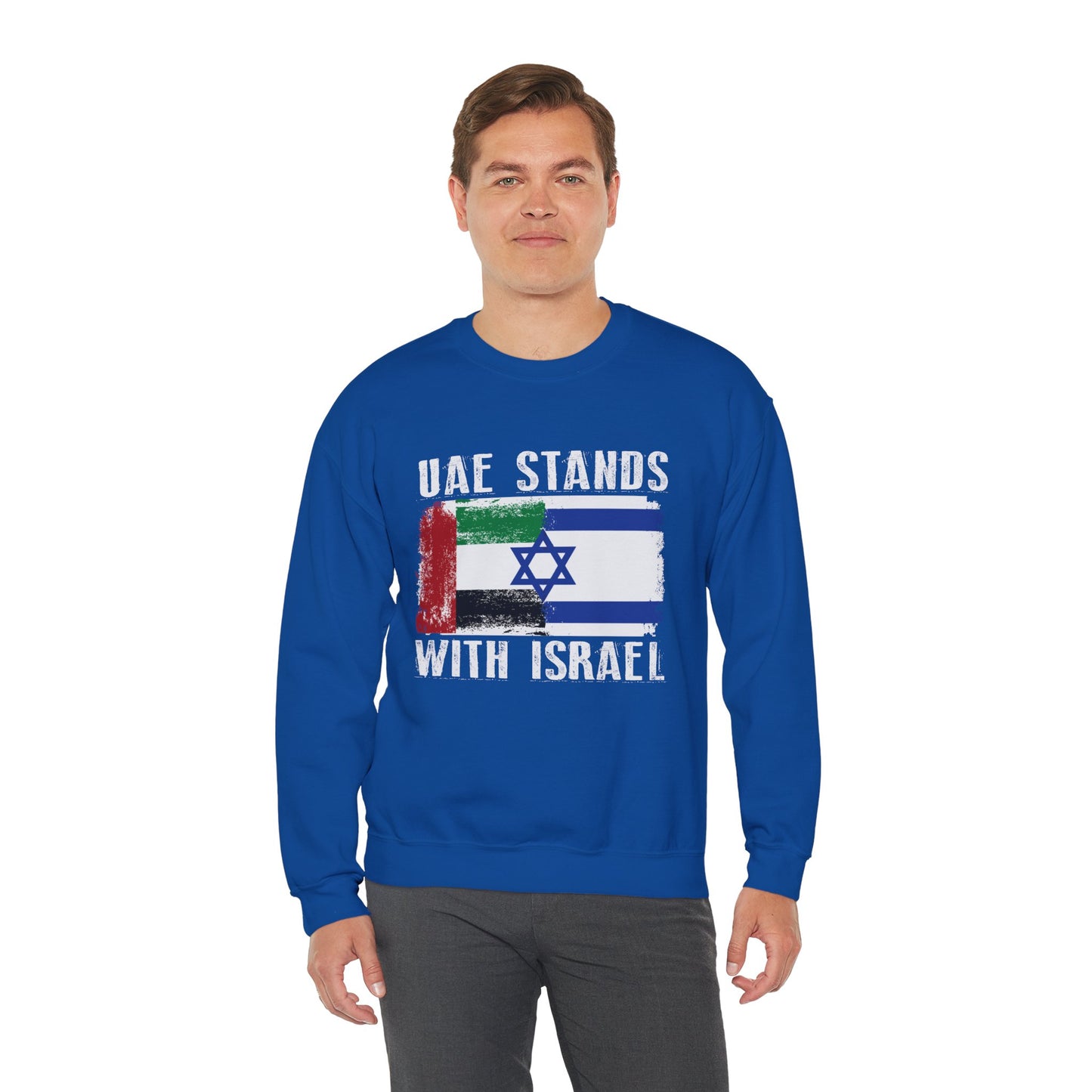 UAE Stands With Israel Crewneck Sweatshirt