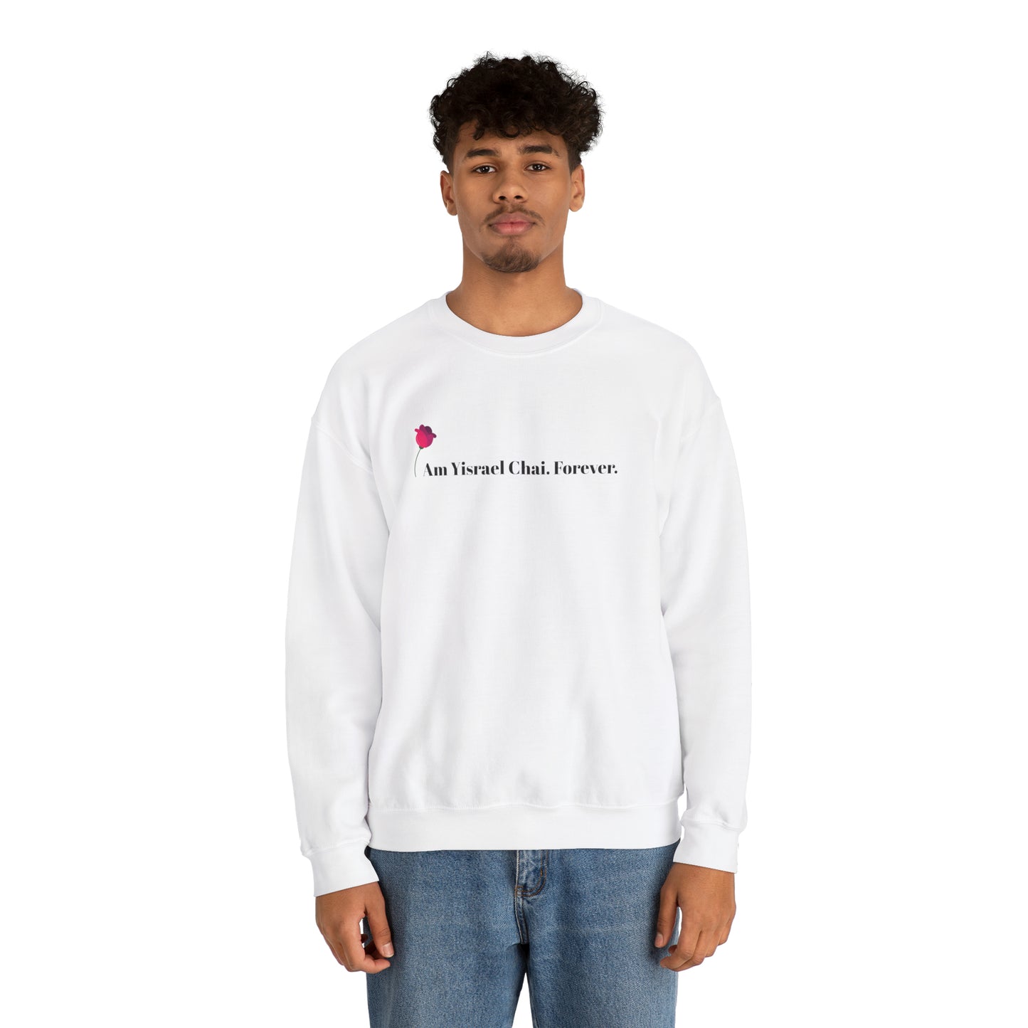 Am Yisrael Chai. Forever. Crewneck Sweatshirt