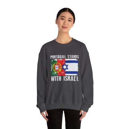 Portugal Stands With Israel Crewneck Sweatshirt