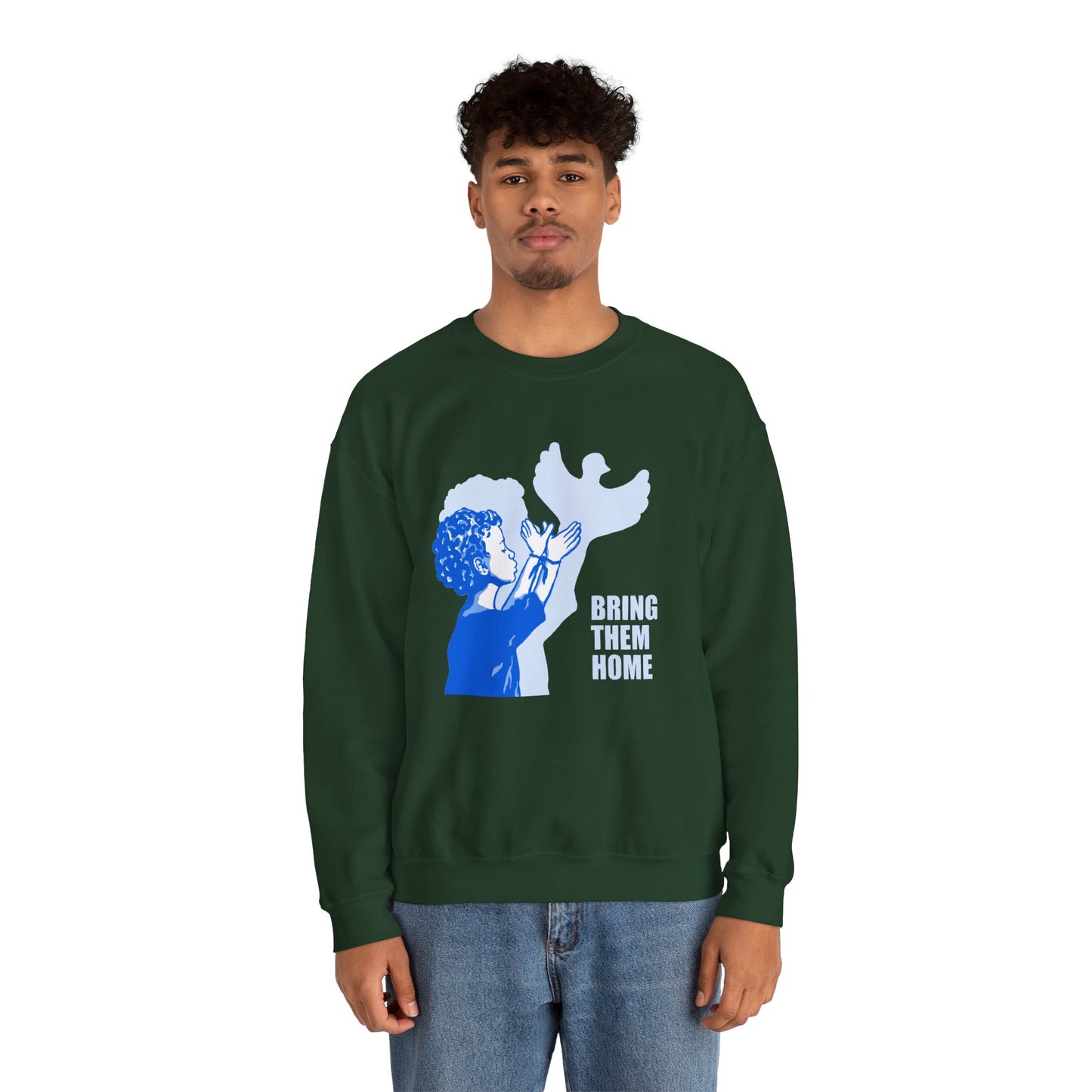 Wings of Hope - Standing for Justice and Peace Crewneck Sweatshirt