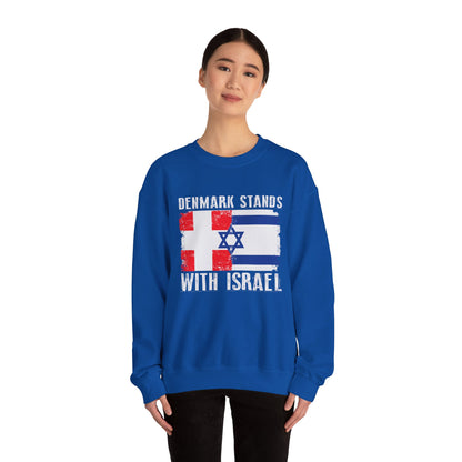 Denmark Stands With Israel Crewneck Sweatshirt