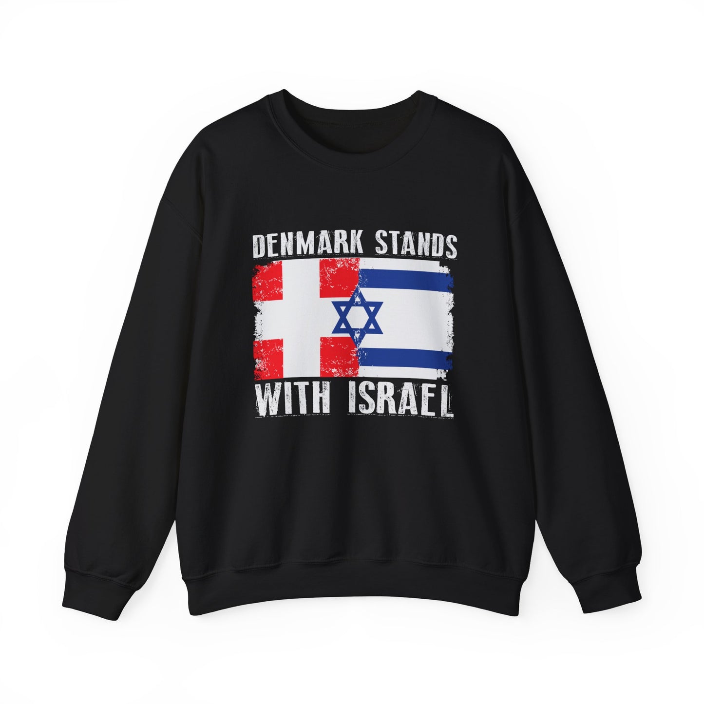 Denmark Stands With Israel Crewneck Sweatshirt