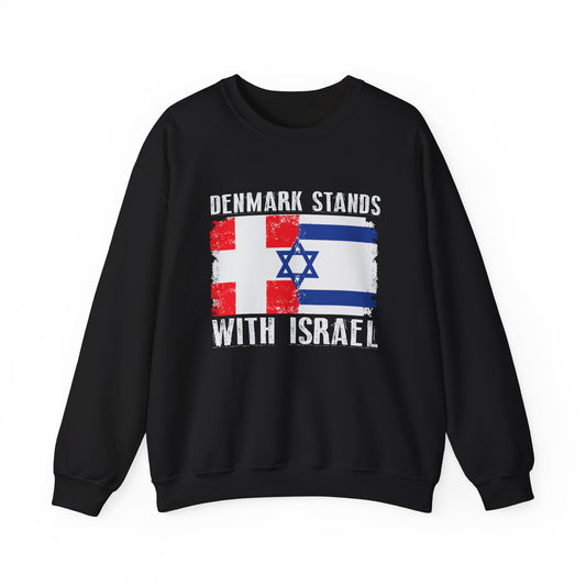 Denmark Stands With Israel Crewneck Sweatshirt