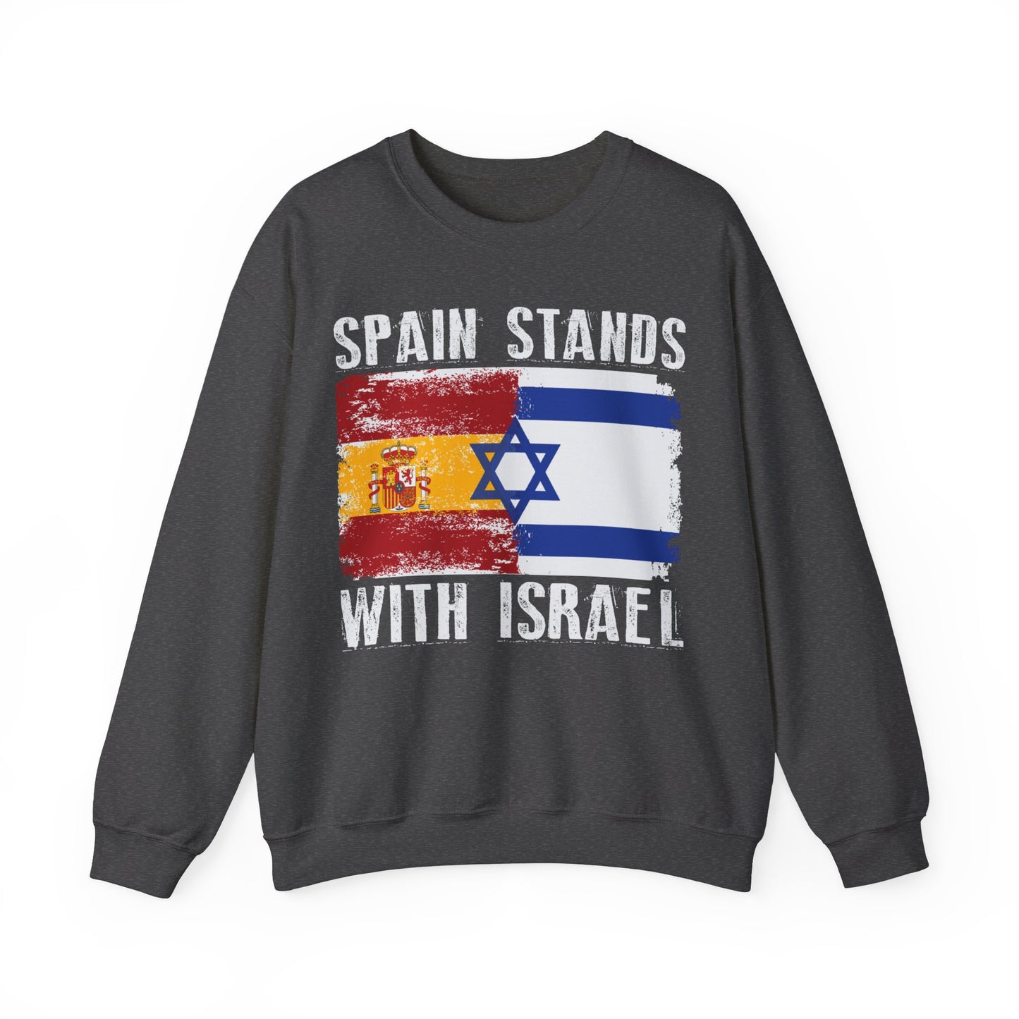 Spain Stands With Israel Crewneck Sweatshirt