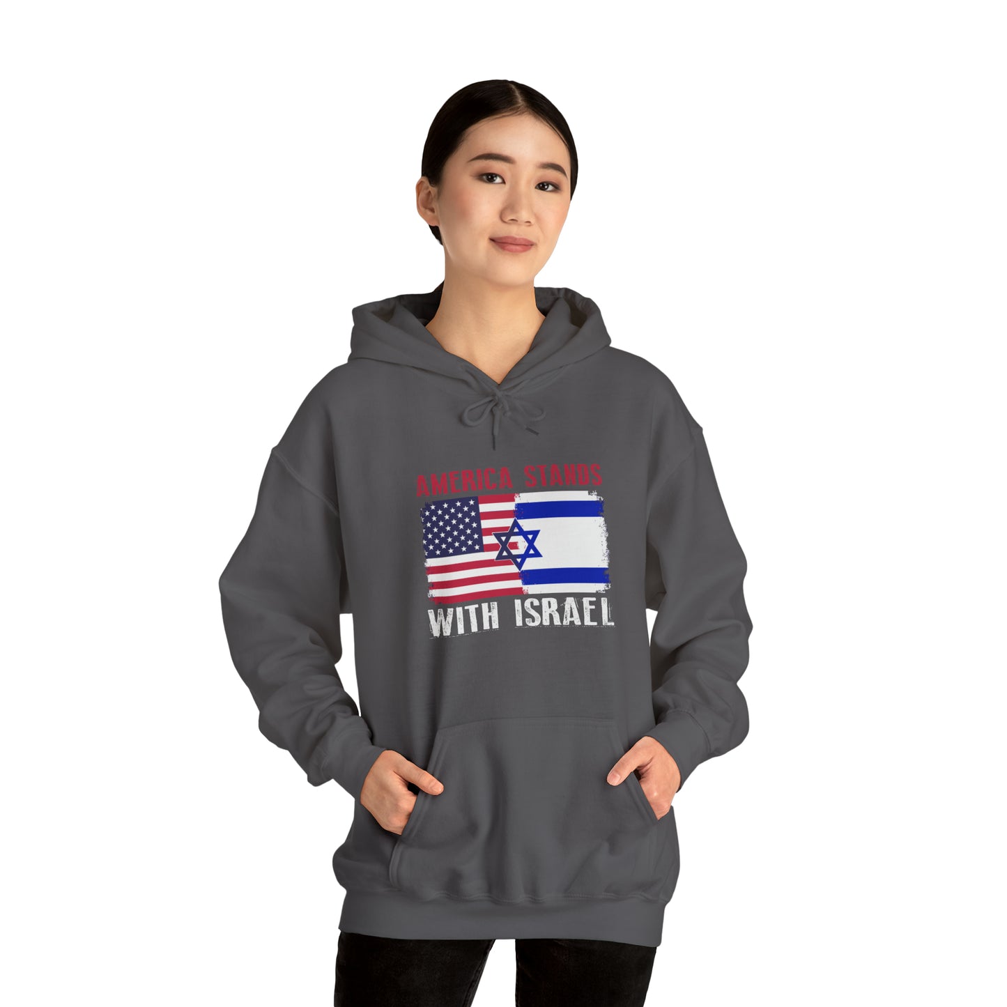 America Stands With Israel Hoodie Sweatshirt