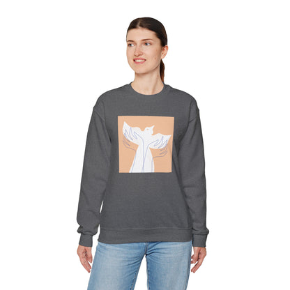 Wings of Harmony Sweatshirt - A Symbol of Peace and Hope