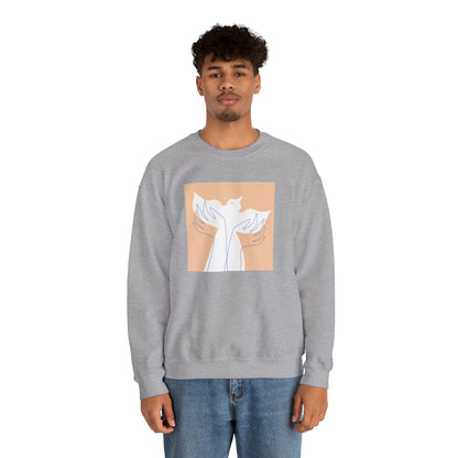 Wings of Harmony Sweatshirt - A Symbol of Peace and Hope