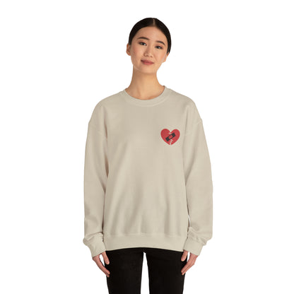 Broken Heart Band-Aid Sweatshirt