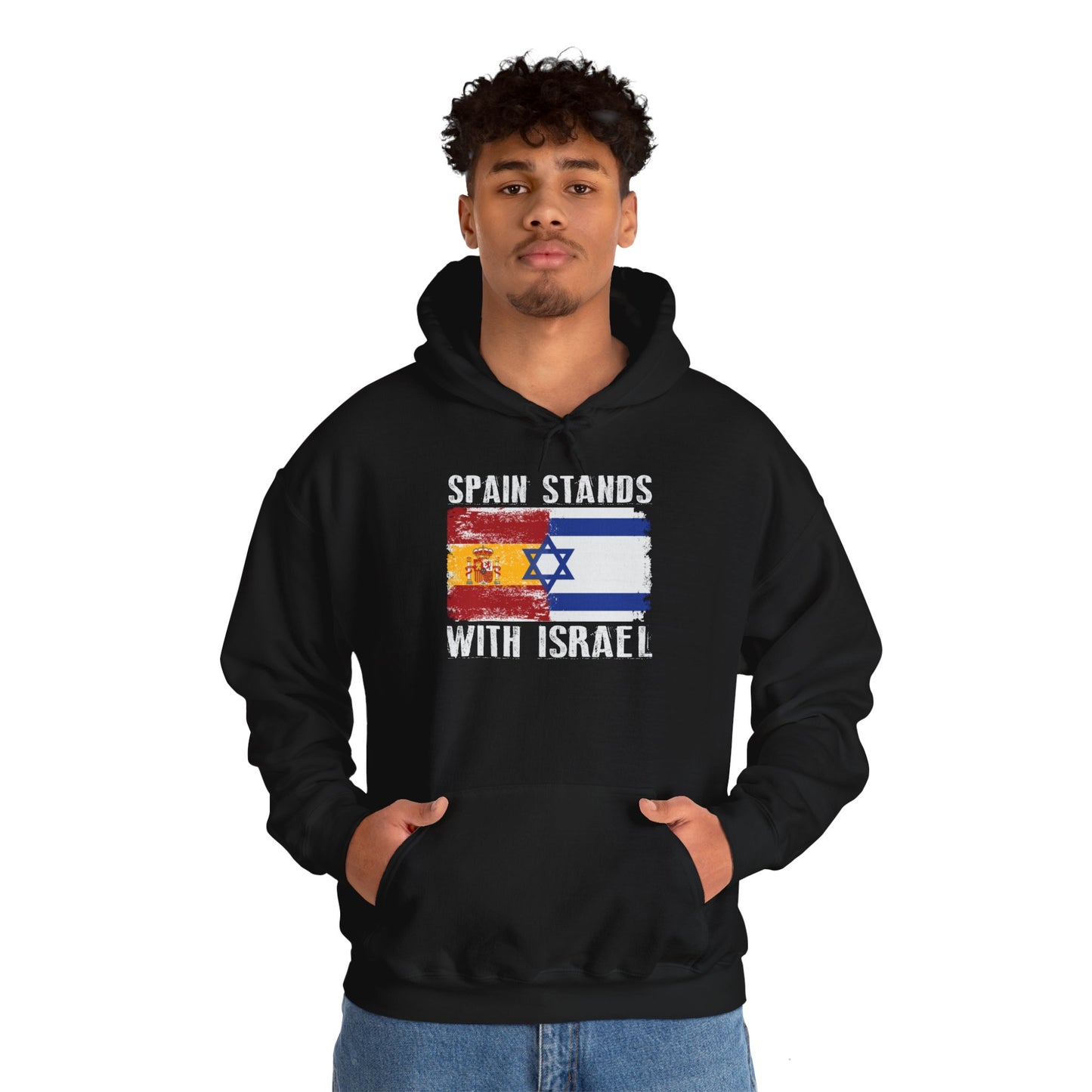 Spain Stands With Israel Hoodie Sweatshirt