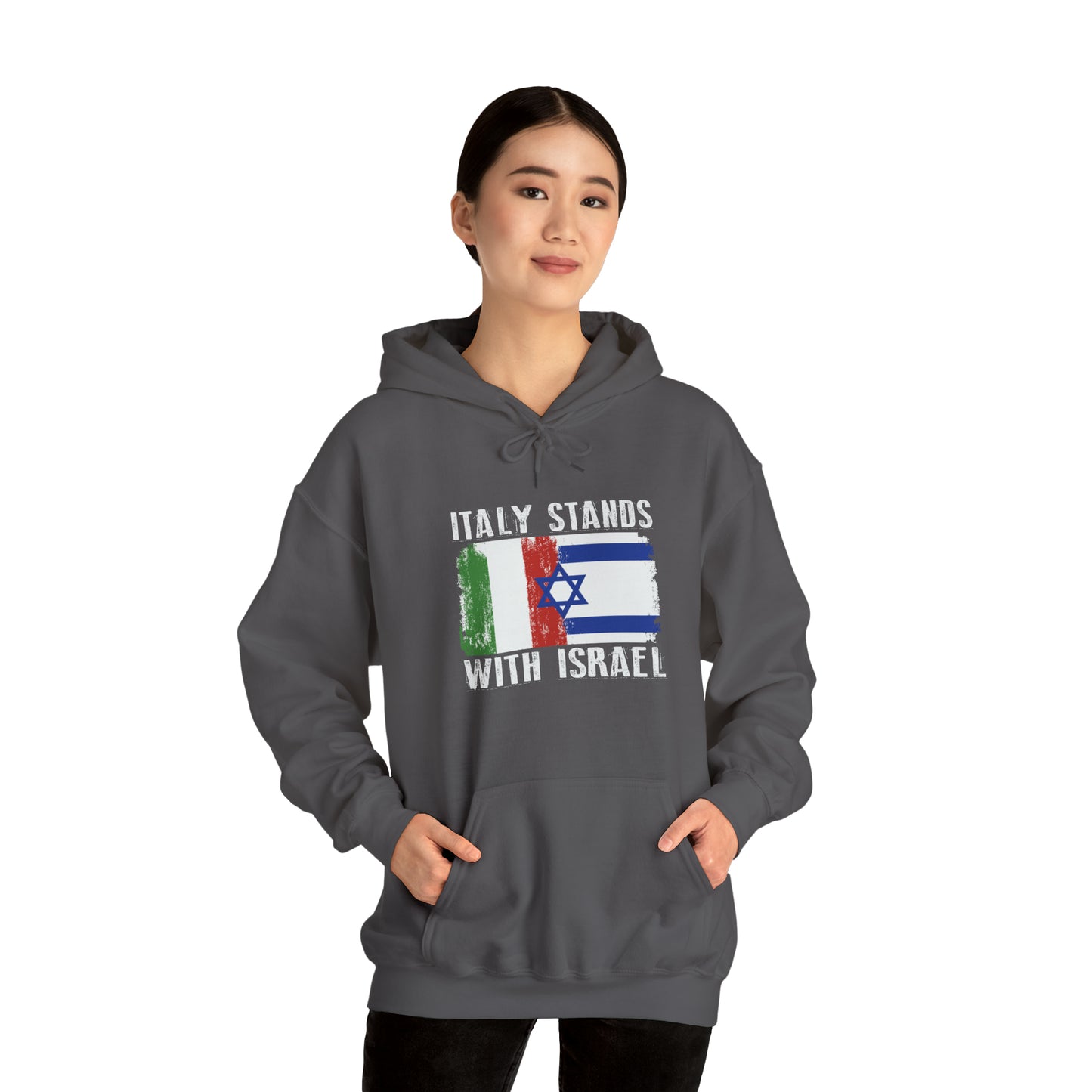 Italy Stands With Israel Hoodie Sweatshirt