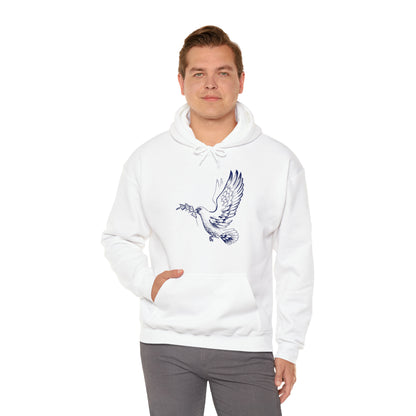 Dove With Olive Branch Hoodie sweatshirt