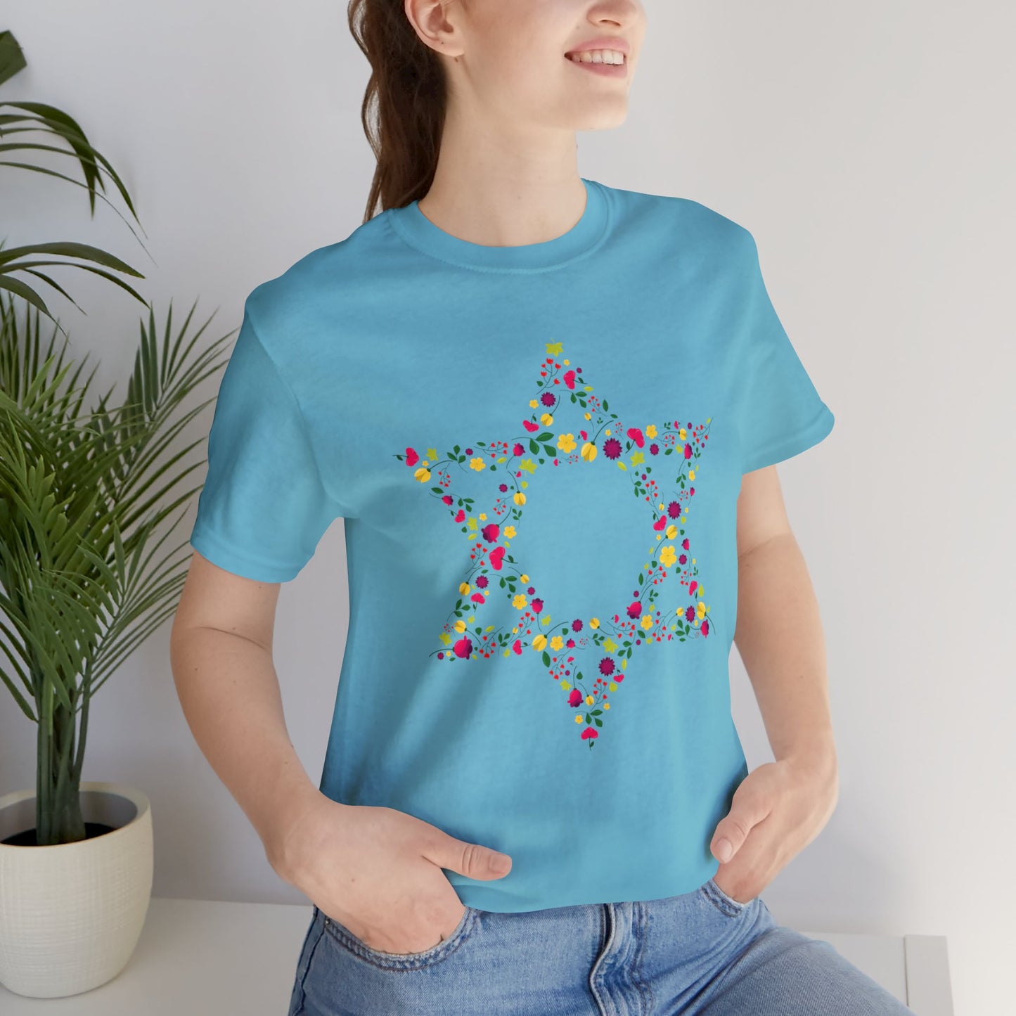 Star of David Flowers T-Shirt